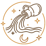 Aquarius zodiac sign illustration