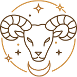 Aries zodiac sign illustration