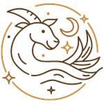 Capricorn zodiac sign illustration