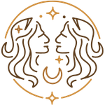 Gemini zodiac sign illustration
