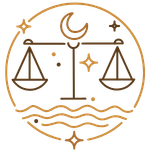 Libra zodiac sign illustration