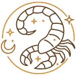 Scorpio zodiac sign illustration